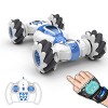 S-012 RC Stunt Voiture Télécommande Horloge Capteur de Gestes Voiture Jouet Electrique Déformable Vitesse 4WD 360° Rotation W