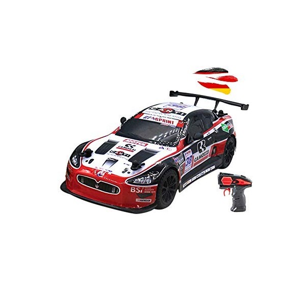 Modèle de voiture radiocommandée sous licence, compatible avec Maserati Granturismo GT3 Edition, véhicule à léchelle 1:24, v