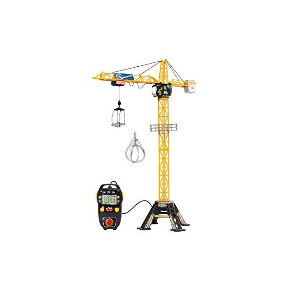 DICKIE TOYS- 20 346 2412 - Radio Commande - Voiture - Grue Mega Crane, 120 cm, Multicolore