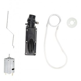 KIMISS 380 Moteur Eau, Hélice Télécommande RC Bateau Jet Pompe Pulvérisation Accessoires Pièces Blanc Noir 
