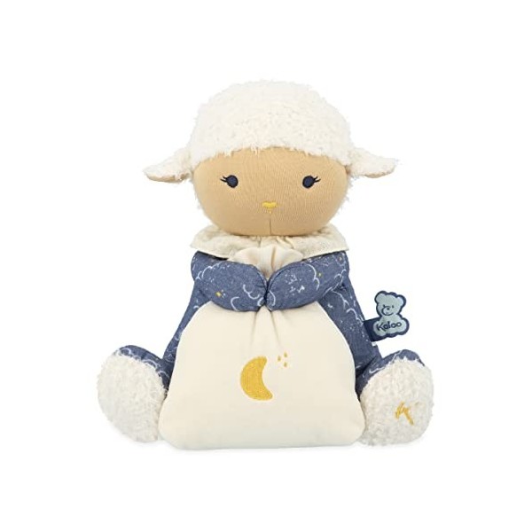 KALOO - Doux Sommeil - Veilleuse Mouton Nomade - Veilleuse Peluche pour Endormir Bébé - Boîtier Amovible et Rechargeable par 