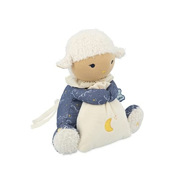 KALOO - Doux Sommeil - Veilleuse Mouton Nomade - Veilleuse Peluche pour Endormir Bébé - Boîtier Amovible et Rechargeable par 