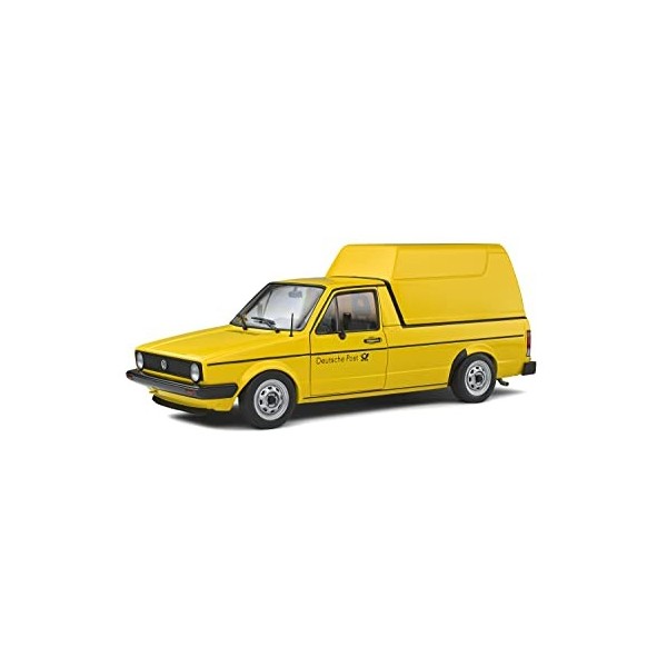 SOLIDO - Volkswagen Caddy MK1 - German Post 1982 - 1/18, Jaune