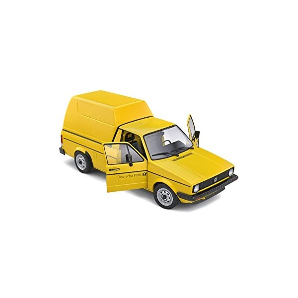 SOLIDO - Volkswagen Caddy MK1 - German Post 1982 - 1/18, Jaune