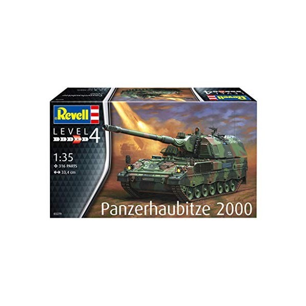 Revell 03279 Maquette de Char Panzerhaubitze 2000, Échelle 1/35