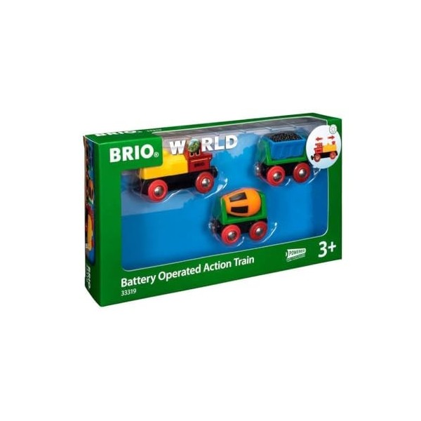 BRIO World - 33319 - TRAIN DE MARCHANDISES AVEC LUMIERE