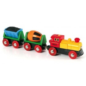 BRIO World - 33319 - TRAIN DE MARCHANDISES AVEC LUMIERE