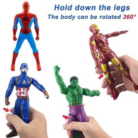 Crunier Lot de 4 figurines danime - 18 cm - Pour cadeau danniversaire - Jouet pour bureau, intérieur de voiture - Cadeau po