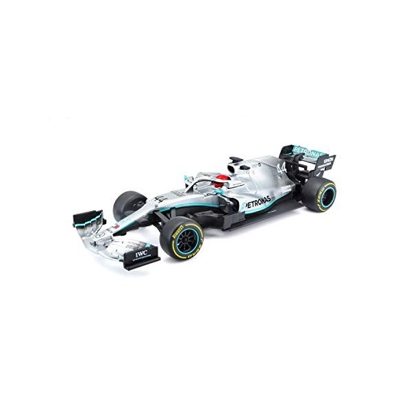 Maisto Tech R/C F1 Mercedes AMG Petronas W10 2019 Voiture télécommandée Lewis Hamilton à léchelle 1:24 Formule 1 2,4 GHz C