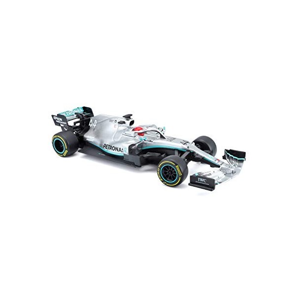 Maisto Tech R/C F1 Mercedes AMG Petronas W10 2019 Voiture télécommandée Lewis Hamilton à léchelle 1:24 Formule 1 2,4 GHz C