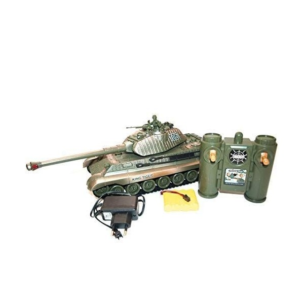 s-idee® Battle Panzer 99805 Échelle 1:28 avec système de combat infrarouge intégré 2,4 GHz RC R/C