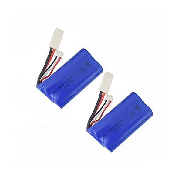 ZYGY 2PCS 7.4V 1500mah Batterie au Lithium pour feilun FT009 UDI009 UDI902 UDI002 AA102 télécommande pièces de Rechange pour 