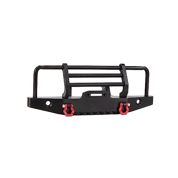 Levigo Ensemble de cadre de pare-chocs avant arrière en aluminium compatible avec Traxxas 1/18 TRX-4M Defender RC Accessoires