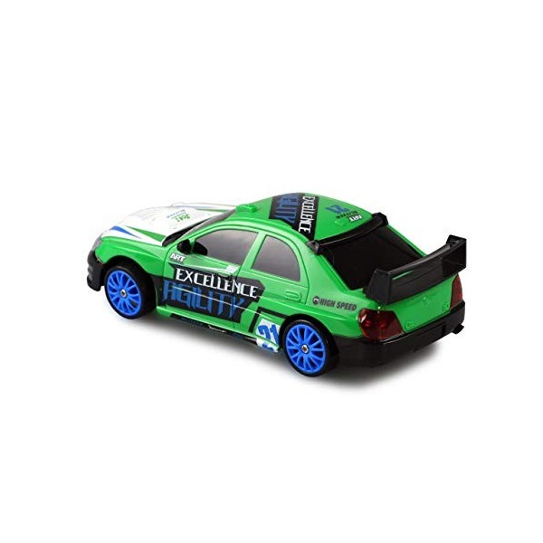 Amewi 21085 Drift Sport Car 1:24 Vert, télécommande 4WD 2,4 GHz