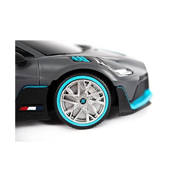 KandyToys Bugatti Divo Télécommande pour voiture télécommandée 1:24 R/C Modèle sous licence officielle Bugatti