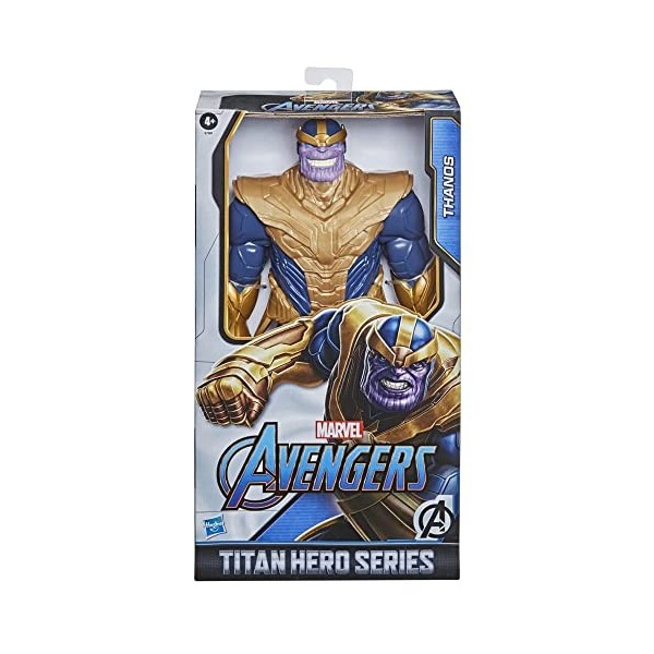 Avengers Marvel Titan Hero Series Blast Gear Deluxe Thanos Action Figure,Toy, Inspired byMarvel Comics, for Children Aged 4 a