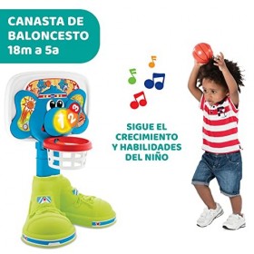 Chicco Basket League Mini Panier de Basket Électronique dIntérieur pour Enfants, avec Effets Sonores et Lumineux, Hauteur ré