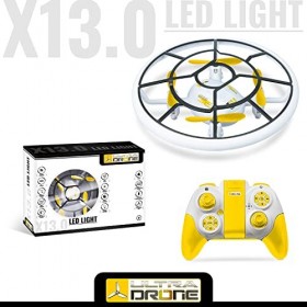MONDO Motors - Drone X13.0 LED Light, Hélicoptère RC UFO avec lumière LED Avion Jouet Volant pour Enfants 3 4 5 6 7 8 Ans Jou