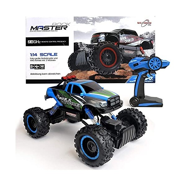 FunTomia Maximum RC 4WD Monster truck Voiture télécommandée pour enfants à partir de 8 ans