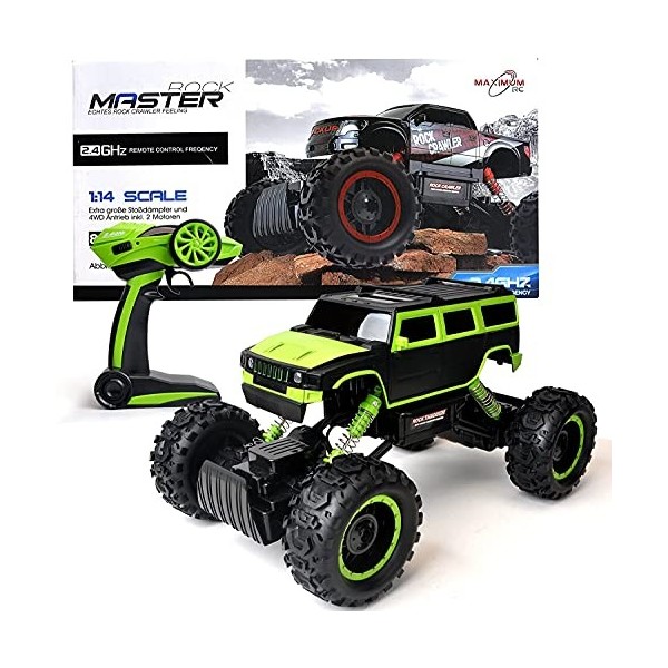 FunTomia Maximum RC 4WD Monster truck Voiture télécommandée pour enfants à partir de 8 ans