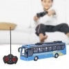 Raqz Jouet dautobus Scolaire RC, Jouet dautobus télécommandé Rechargeable à Rotation à Droite Haute Simulation, Très Résist