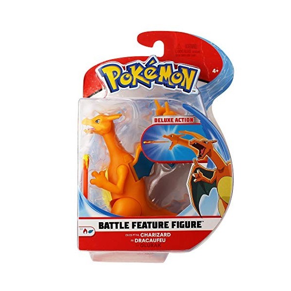 Figurine Pokemon Jouet 11 cm Charizard Dracaufeu – Pokemon Figurine - Nouveau 2023 - Sous Licence Officielle Jouet Pokemon
