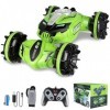 Rc Stunt Car Avec Télécommande - Voiture Télécommandée Pour Enfants Et Adultes, 2,4 Ghz 4wd Drift Twist Rc Car Avec Modes Tou