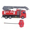 SOGT Camion de Pompiers RC Exquis Exquis alimenté par Batterie Camion de Pompiers Jouets télécommandés pour Enfants