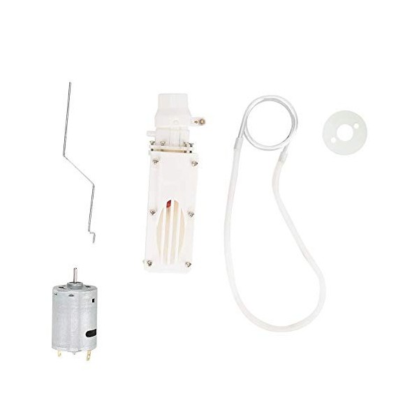 Dilwe Pompe de Bateau RC, hélice de Pompe de Jet deau de Moteur RC 380 adaptée pour Le modèle de Bateau Noir 