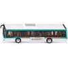 siku 3734001 - Bus Transport En Commun, 1:50, Métal/Plastique, Portes Ouvrables, Blanc/Turquoise