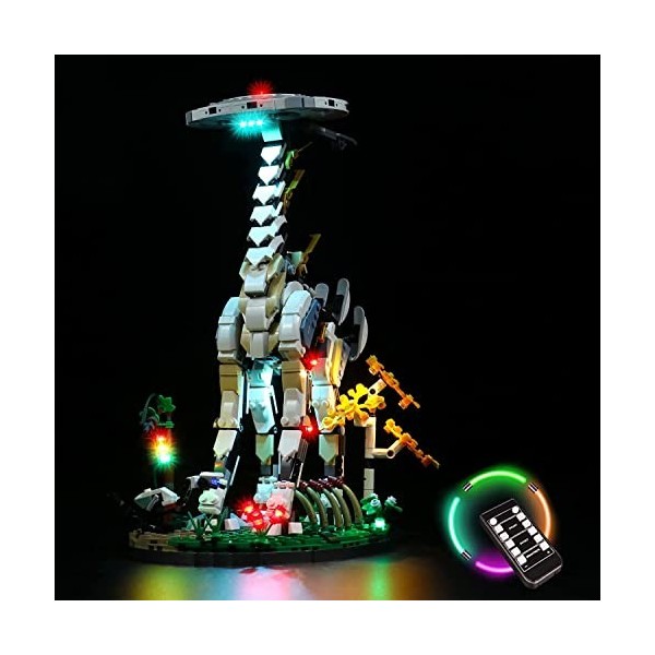 Jeu de lumières LED pour Lego Horizon Forbidden West Pas Lego , Jeu déclairage de décoration télécommandé Compatible avec L