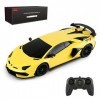 RASTAR Lamborghini - Voiture télécommandée - 1/24 RC Lamborghini Aventador SVJ RC - Jaune