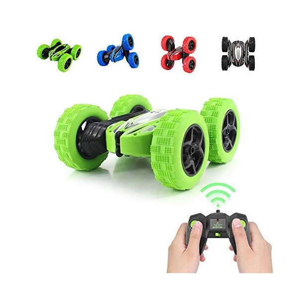 Pup Go Une Voiture de Cascade télécommandée adaptée aux Enfants de Plus de 3 Ans, Buggy 4x4, Flip acrobatique à 360 degrés, R