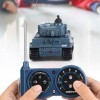 Yosoo Health Gear RC Tank, Mini Tank Toy, Enfants Enfants Véhicule Modèle Panzer Tank, 1:72 Véhicule Tank Militaire, Télécomm