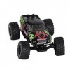 Ozgkee 1:32 2.4GHz Mini RC Monster Truck Radio Télécommande Grande Roue Véhicule Hors Route comme montré 