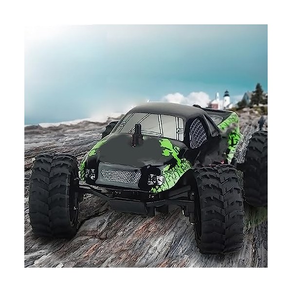 Ozgkee 1:32 2.4GHz Mini RC Monster Truck Radio Télécommande Grande Roue Véhicule Hors Route comme montré 