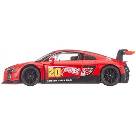 Hot Wheels - Mondo Motors - voiture de course radiocommandée - Audi R8 LMS - échelle 1:14ème - 32cm - lumières - jouet enfant