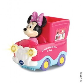 VTech - Tut Tut Bolides Disney, La Boutique des Délices de Minnie avec Magi-Camion des Délices de Minnie Mouse, Circuit Voitu