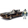 Jada Toys - 98259BK - Batmobile - 1966 Version - Avec Figurines - Echelle 1/24 - Noir/Rouge