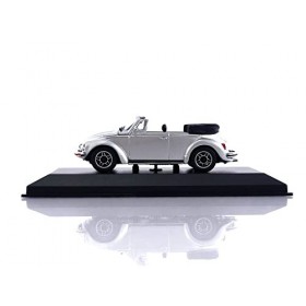 MAXICHAMPS 1/43 Volkswagen 1303 Cabriolet 1979 Argenté Voiture Miniature de Collection, 940055130, Black