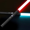 InLoveArts Sabre Laser RGB-LED 7 Couleurs Lightsaber avec Poignée en Métal, 1 Ensembles de Soundfonts de Combat Simulés, Cade