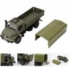 Camion Militaire RC, Camion RC Portable, Mini Voiture de larmée télécommandée éducative pour garçon Enfants Cadeau Enfants d