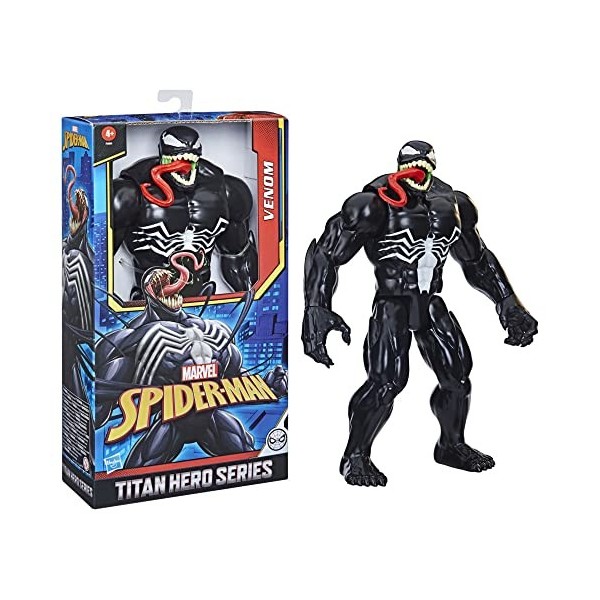 Marvel Hasbro F4984 Titan Hero Series, Multicolore, Figurine à Collectionner Venom de 30 cm, Jouet pour Enfants à partir de 4