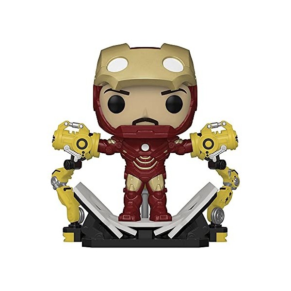 Pop ! Iron Man 2 : Iron Man MKIV avec Gantry Figurine en Vinyle phosphorescente
