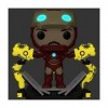 Pop ! Iron Man 2 : Iron Man MKIV avec Gantry Figurine en Vinyle phosphorescente