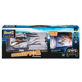 Revell Control 23817 - Hélicoptère télécommandé Anti-Crash - Interceptor - RC