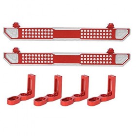 Panneau Latéral de Pédale en Métal, 1 Paire de Plaque de Pédale avec Vis pour Voiture RC Traxxas TRX-4 Accessoires de Voiture