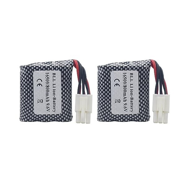 2PCS 9.6V 800mah Batterie au lithium à haut débit pour S911 S912 9115 9116 9120 S912 S913 9123 S916 9112 15-DJ02 15-DJ03 Batt