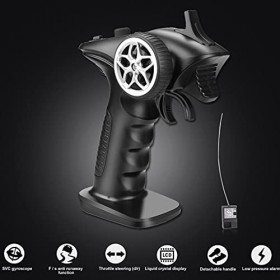 DASNTERED 2.4G 67 canaux RC émetteur radio pour voiture bateau radiocommandé 4CH 2.4Ghz Accessoires numériques