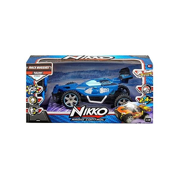 Nikko 10044 Race Buggy Voiture Radiocommandé Alien Bleu